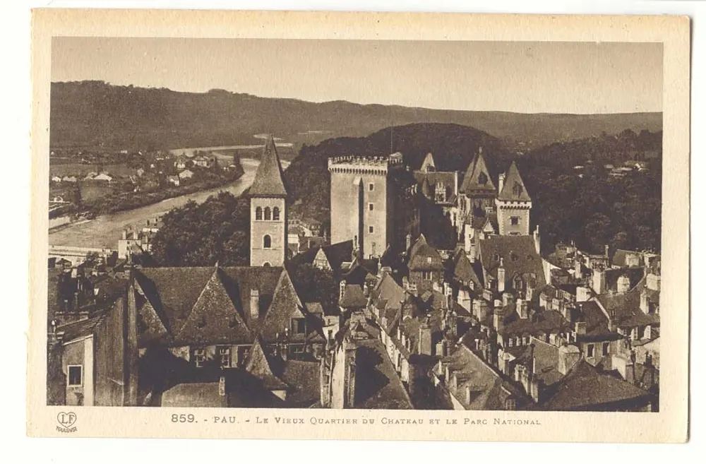 Pau - Das alte Schlossviertel und der Nationalpark — Serie 859, Verlag LF - Vorderseite