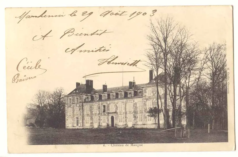 Castelo de Maugue — H. Guiffé, Dourdan — n°6 - Frente