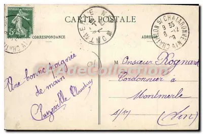 Chatillon-sur-Chalaronne - As Promenades — Coleção Prudoux, Mazons — Verso