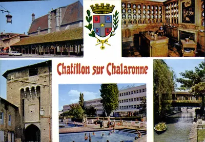 Châtillon sur Chalaronne — vista panorâmica — editor Clichrome, n° 01.095.00.5.4493