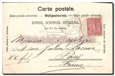 Divonne-les-Bains — Invoer van het instelling — M.M. 147 — Achterkant