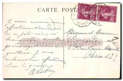 Divonne-les-Bains — Digione al Paradis — L. Michaux, Edit. Bellegarde, n°408 — Verso