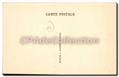 Nantua — Un coin du lac — A. Gauchetier, n° 520 — Verso