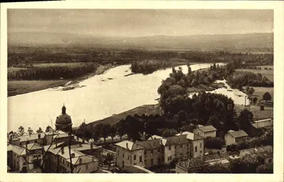 A Saône — vista panorâmica — BAUUN & Cie, imp. Editores, Dornach