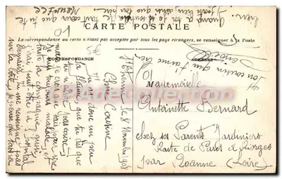 La Valbonne (Ain) — Revue de Litérie — wydawca nieznany, numer seryjny nie widoczny — Rewers