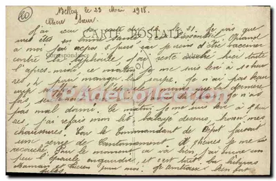 Belley - Oud Bisdom, momenteel Kazerne — L'Ain Illustré, n°51, uitgever B.F. Paris — Achterkant