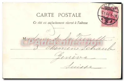 Mujer en traje tradicional — Bressane — Louis Montbarthon, editor, rue Mercière, Bourg — Reverso