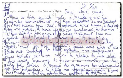 Trevoux (Ain) — Brzegi Saôny — Wydawnictwo Chapeau — Rewers