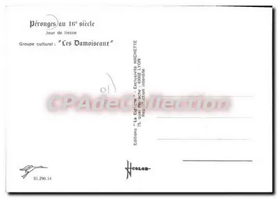 Pérouges in de 16e eeuw — Dag van vreugde — Éditions HACHETTE — Achterkant