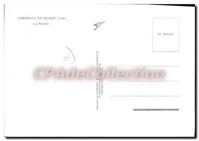 Amberieu-en-Bugey — Basen — Wydawnictwo La Cicogne - Wydawnictwo Hachette — Rewers