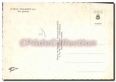 Chalamont (Ain) — Ogólny widok — Wydawnictwo Hachette — Rewers
