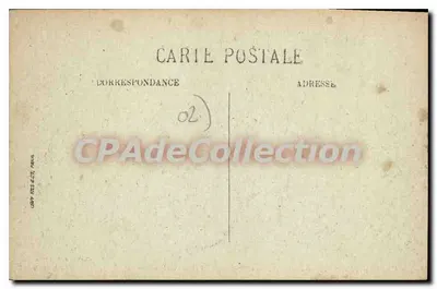 Château-Thierry (czerwiec 1918) — Rue de Fère — Wejście na cmentarz — Cliché Ehrhard, nr 3518 — Rewers