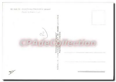 Porta Santo-Pedro — Château-Thierry (Aisne) — Edição 'La Cigogne' — Verso