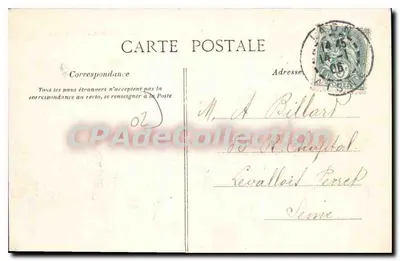Laon — Panorama van de Station — Uitgever: L. Chauvet, Laon, n°28 — Achterkant