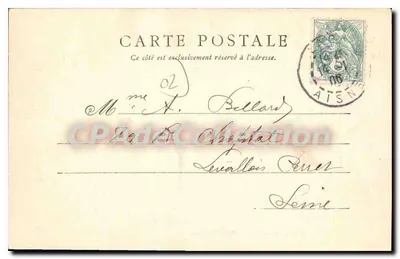 Laon — Kerk van Sint-Maarten — Collectie F. Barnaud, n°14 — Achterkant