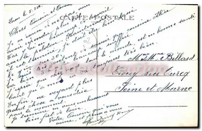 Laon — Bairro Foch — Quartel do 403º Regimento D.C.A. — Verso