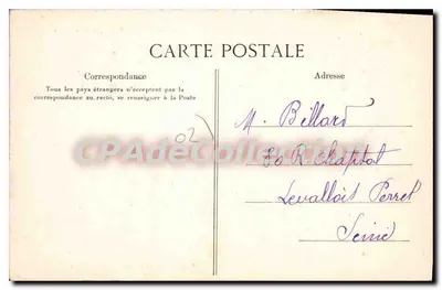 Laon - Rampe d'Ardon — widok zamku i drogi — F. Barnaud, fot.-wyd., Laon — Rewers