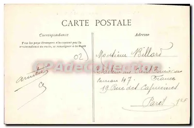 LAON — Panorama del Mont de Vaux — E. Barnaud, Editor, Laon - Departamento — Reverso
