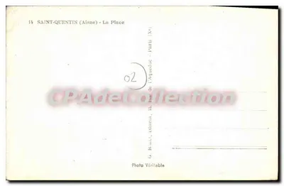 Saint-Quentin (Aisne) — Placówka — G. Roard, wydawca, 15, ulica Aqueduc - Paryż — Rewers