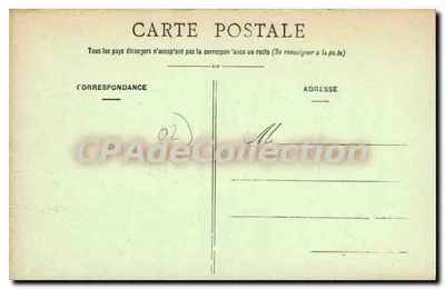 Saint-Quentin - Plac i Katedra św. Elói w trakcie remontu — A. Deflandre, wyd. - Hautmont — Rewers