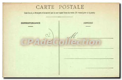Saint-Quentin - Le Halles lato Nord-Ovest — A. Deflandre, edit. - Hautmont — Verso
