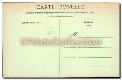 Saint-Quentin — Descarregamento de Materiais no Porto — A. Deflandre, editor — Hautmont — Verso