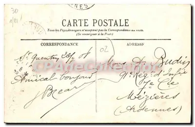 Saint-Quentin — Plac Miejski — LL. n°79 — Rewers