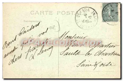 St-Quentin — Rua Denfert — Março 1919 — Verso