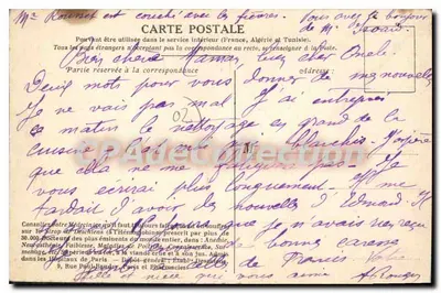 Saint-Quentin — A Colegiata — vítimas da guerra — editor Maillagean, n°9 — Verso