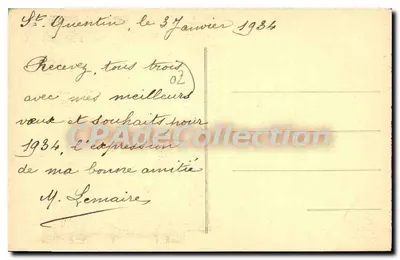 Saint-Quentin — O Monumento da Defesa de 1857 (por C. Theunissen) — Verso