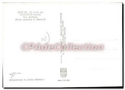 Saint-Quentin (Aisne) — Ogólny widok — Wydawnictwo Hachette — Rewers