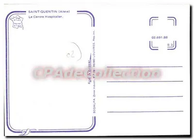 Saint-Quentin (Aisne) — Vista del Hospital Central — SODALFA, Zona industrial, 95380 Louvres — Reverso