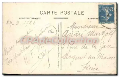 Soissons - Nowe Kaserny Jeanne d'Arc (3) — Rewers