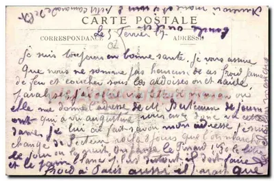 Brzegi Pasly — Soissons (Aisne) — Wojna 1914-1916 — N° 6 — Wydawca Paryż 1881 — Rewers
