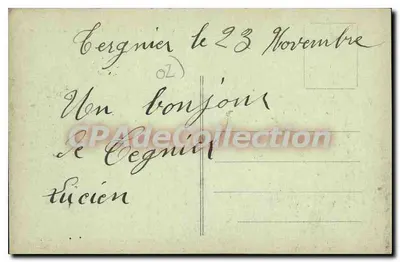 Tergnier zniszczony (Aisne) — Ogólny widok warsztatów kolejowych — Charles Louis, fotograf. Chauny-Tergnier La Fère — Rewers