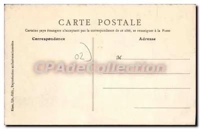 Villers-Cotterêts - Oigny - Eingang zum Schloss — Riese, Lib.-Édit. n°351 — Rückseite