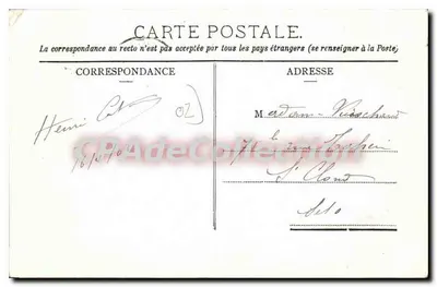 La Ferté-Milon - Faubourg St. Waast — Tarjeta postal antigua deCollection, n°13 — Reverso