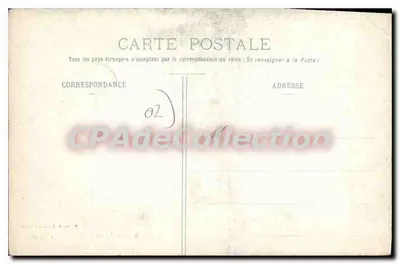 Castelo de MARCHAIS — Quarto de Dormir — Baumann, Laon - Depositado — Verso