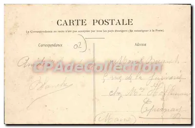 Camp de Sissonne — Zbiór namiotów — P.C.C. — Rewers