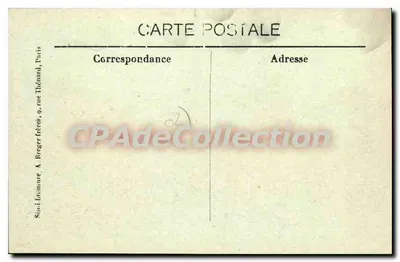 Origny-Sainte-Benoite — Fasada Kościoła — Wydawca Vauthier-Crampon — Rewers