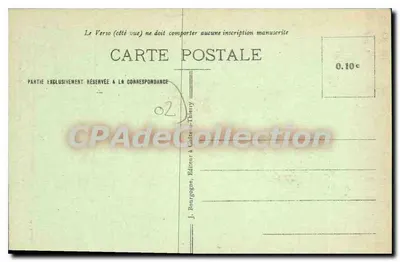 Arcy-Sainte-Restitue (Aisne) — Altare e Cofanetto di Santa Restitua — Ed. Petit — Verso