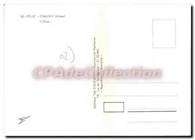 ओइस के कैनल, चौनी — फ्लैट बोट — प्रकाशक 'ला सिगोन' — पीछे