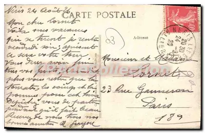 Montluçon Pittoresque — Nelle Gorges del Diénat — Editore n° 0196 — Verso