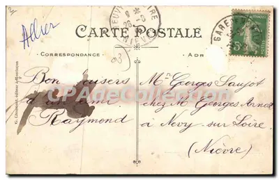 Montluçon — Zamek Bien-Assis — G. Chaumont, wydawca w Montluçon, nr 81 — Rewers