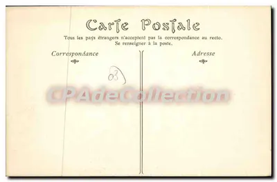MOULINS — L'Avenue de la Gare et la Place de la République — CPAdeCollection n°37 — Verso