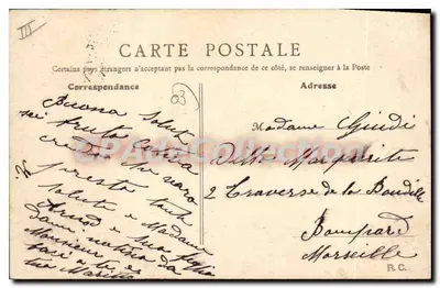 Vichy — Fonte Larbaud — B.F., Paris — Verso
