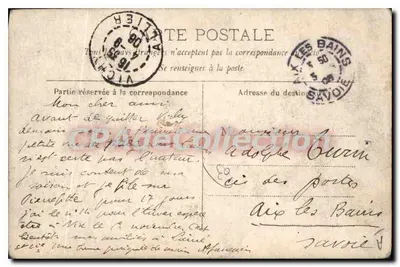 Grupo de homens em traje da época — Praça da Concórdia, Paris — editado pela Sociedade das Cartas Postais — Verso