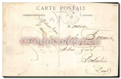 Digne — Vista Geral — Imp. Coirieux et Davia — Verso
