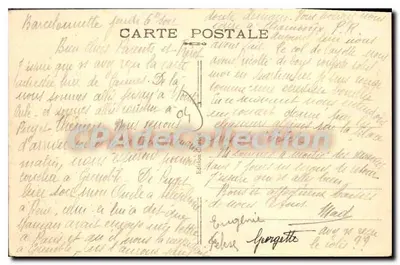 Barcelonnette — Vue générale, Pain de Sucre et Chapeau de Gendarme — Mario — Verso