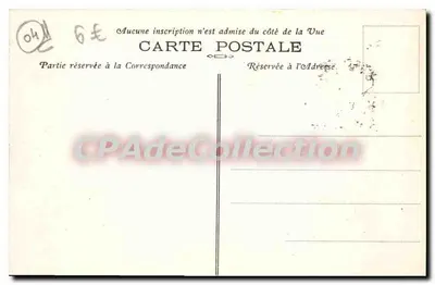 Annot (B.-A.) — A Cruz Coberta — Édit. Pourraud - Foto Vial, Dijon — Verso